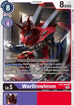 WarGrowlmon (EX3-062)