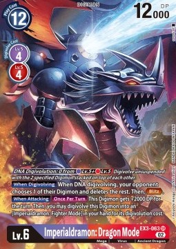 Imperialdramon: Dragon Mode (EX3-063) (V.2)