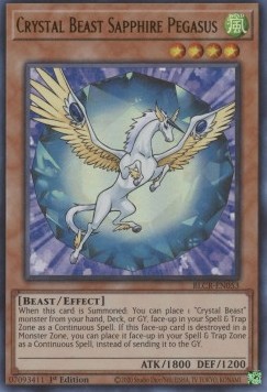 Crystal Beast Sapphire Pegasus