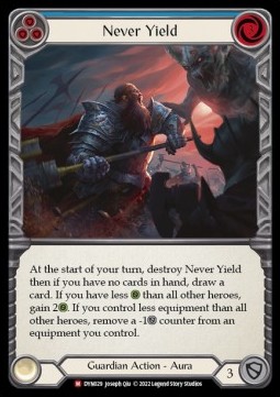 Never Yield (Rainbow Foil)