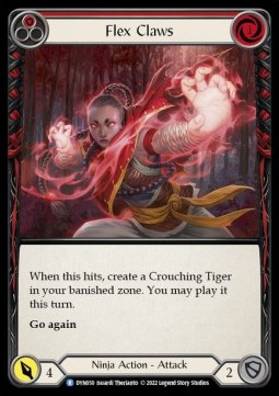 Flex Claws (Red) (Rainbow Foil)