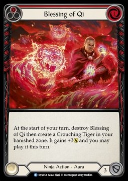 Blessing of Qi (Red) (Regular)