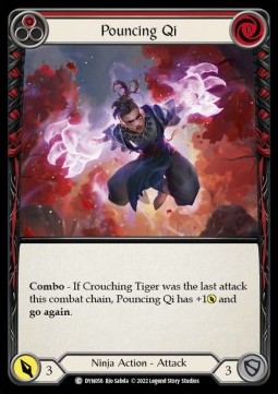 Pouncing Qi (Red) (Rainbow Foil)