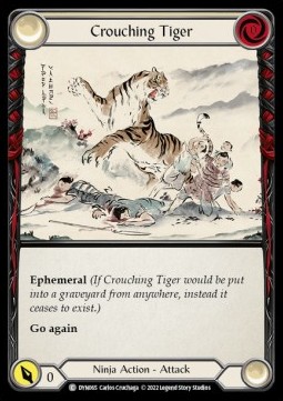 Crouching Tiger (Rainbow Foil)