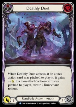 Deathly Duet (Red) (Rainbow Foil)