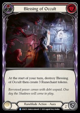 Blessing of Occult (Red) (Regular)