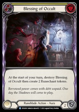 Blessing of Occult (Yellow) (Regular)