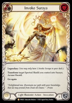 Invoke Suraya // Suraya, Archangel of Knowledge (Rainbow Foil)