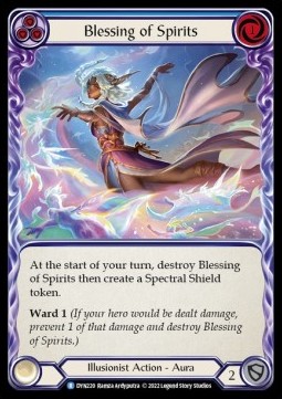 Blessing of Spirits (Blue) (Regular)