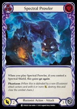 Spectral Prowler (Blue) (Rainbow Foil)