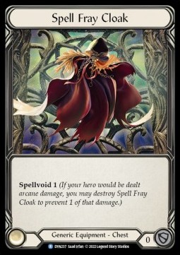 Spell Fray Cloak (Cold Foil)