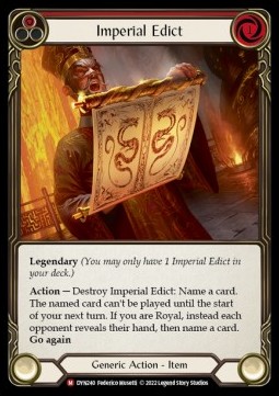 Imperial Edict (Regular)