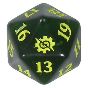 The Brothers' War: Bundle D20 Die (Lime Green)