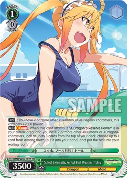 School Swimsuits, Perfect Pool Weather! Tohru (V.1 - Double Rare)