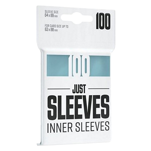 100 Gamegenic Just Sleeves Inner Sleeves