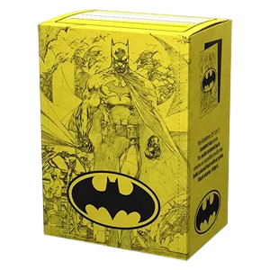 100 Dragon Shield Sleeves - Matte Dual Batman Core