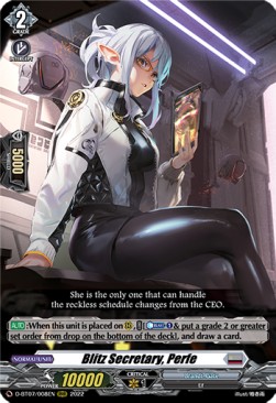 Blitz Secretary, Perfe [D Format] (V.1 - Triple Rare)