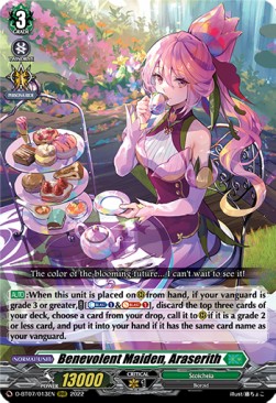 Benevolent Maiden, Araserith [D Format] (V.1 - Triple Rare)