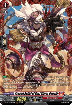 Assault Bullet of Dust Storm, Oswald [D Format] (V.2 - Feature Rare)