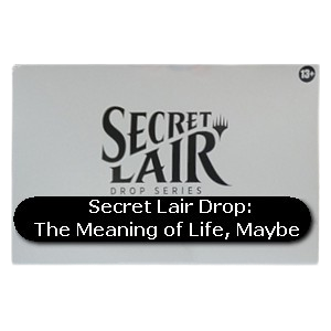 Secret Lair Drop Series: December Superdrop 2022: The Meaning of Life, Maybe