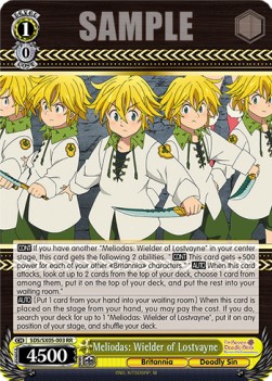 Meliodas: Wielder of Lostvayne (V.1 - Double Rare)