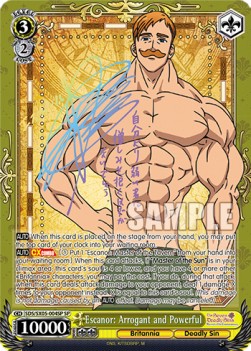 Escanor: Arrogant and Powerful (V.2 - Special Rare)