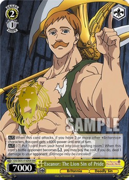 Escanor: The Lion Sin of Pride (V.2 - Feature Rare)