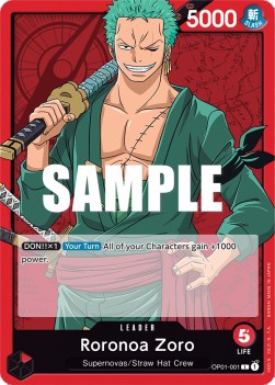 Roronoa Zoro (OP01-001) (V.1)