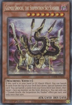 Gizmek Orochi, the Serpentron Sky Slasher (V.2 - Collectors Rare)