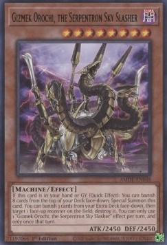 Gizmek Orochi, the Serpentron Sky Slasher (V.1 - Rare)