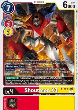 Shoutmon X3 (BT11-012) (V.1)