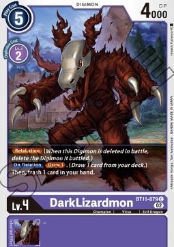 DarkLizardmon (BT11-079) (V.1)