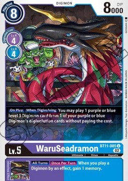 WaruSeadramon (BT11-085) (V.1)