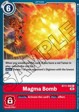 Magma Bomb (BT11-096) (V.1)