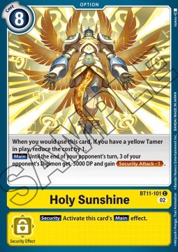 Holy Sunshine (BT11-101) (V.1)