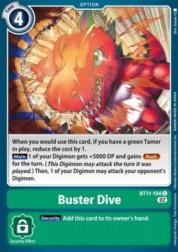 Buster Dive (BT11-104) (V.1)