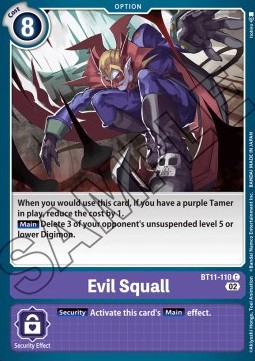 Evil Squall (BT11-110) (V.1)