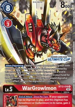 WarGrowlmon (BT12-016)