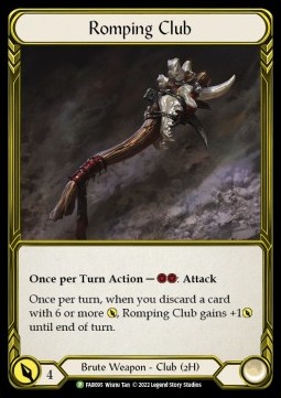 Romping Club (Cold Foil Golden)