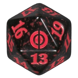 Phyrexia: All Will Be One: D20 Die (Red)