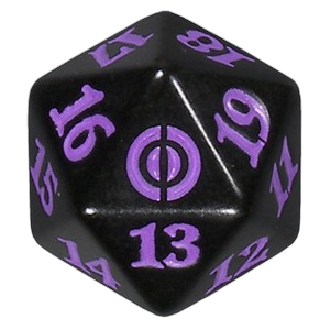 Phyrexia: All Will Be One: D20 Die (Purple)