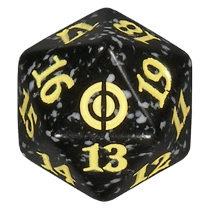 Phyrexia: All Will Be One: D20 Die (Yellow)