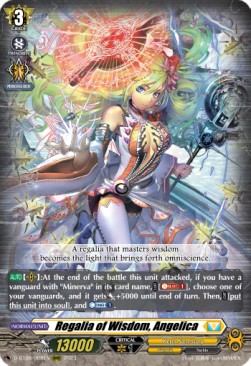 Regalia of Wisdom, Angelica [D Format] (V.1 - Triple Rare)