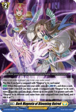 Dark Magenta of Blooming Hatred [D Format] (V.1 - Double Rare)