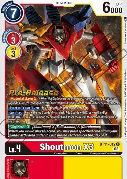 Shoutmon X3 (BT11-012)