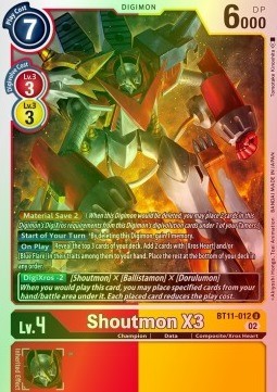 Shoutmon X3 (BT11-012) (V.2)