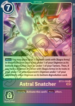 Astral Snatcher (BT11-109) (V.2)