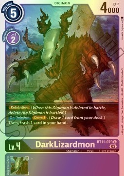 DarkLizardmon (BT11-079) (V.2)