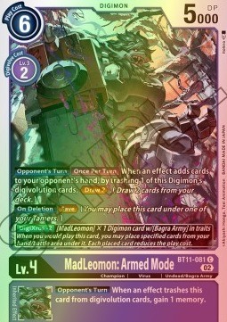 MadLeomon: Armed Mode (BT11-081) (V.2)