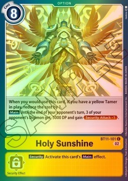 Holy Sunshine (BT11-101) (V.2)